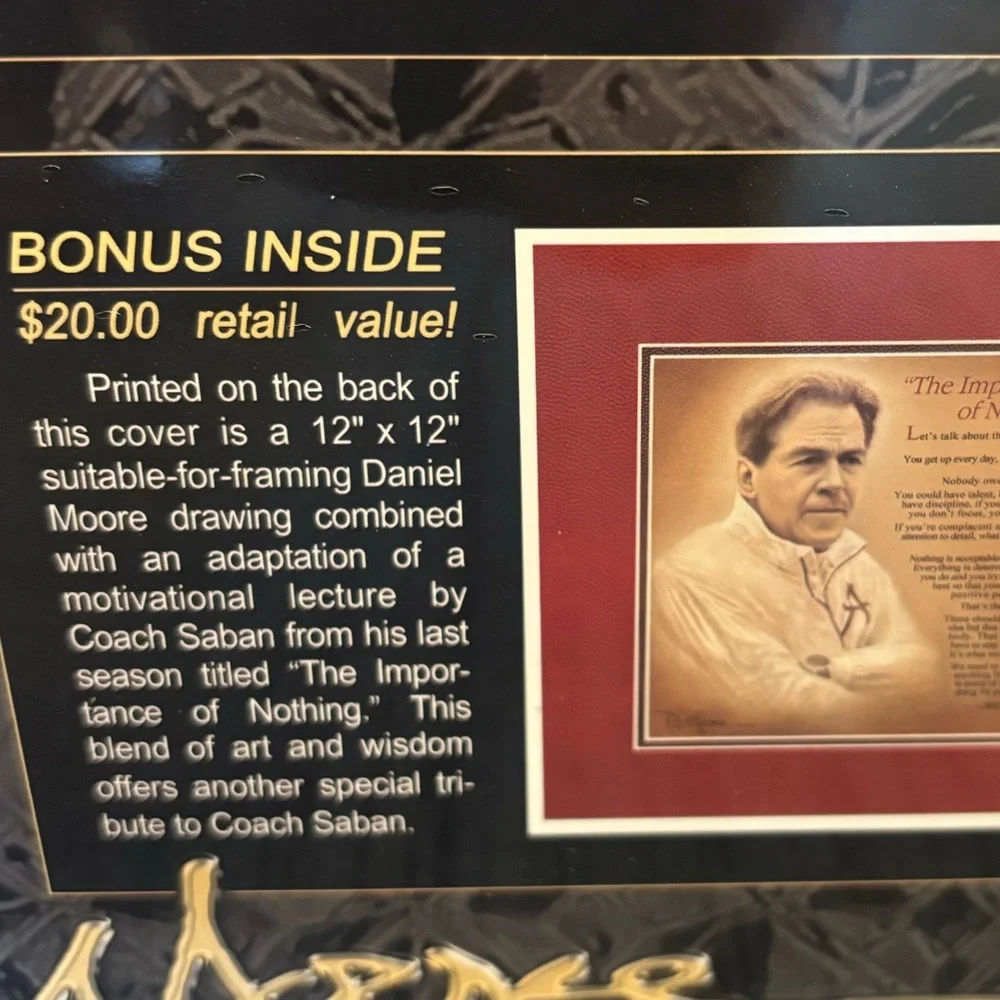 2025 Office Calendar - Alabama Football - Coach Saban